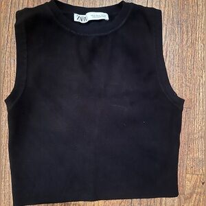 Zara Classic Black Tank Top